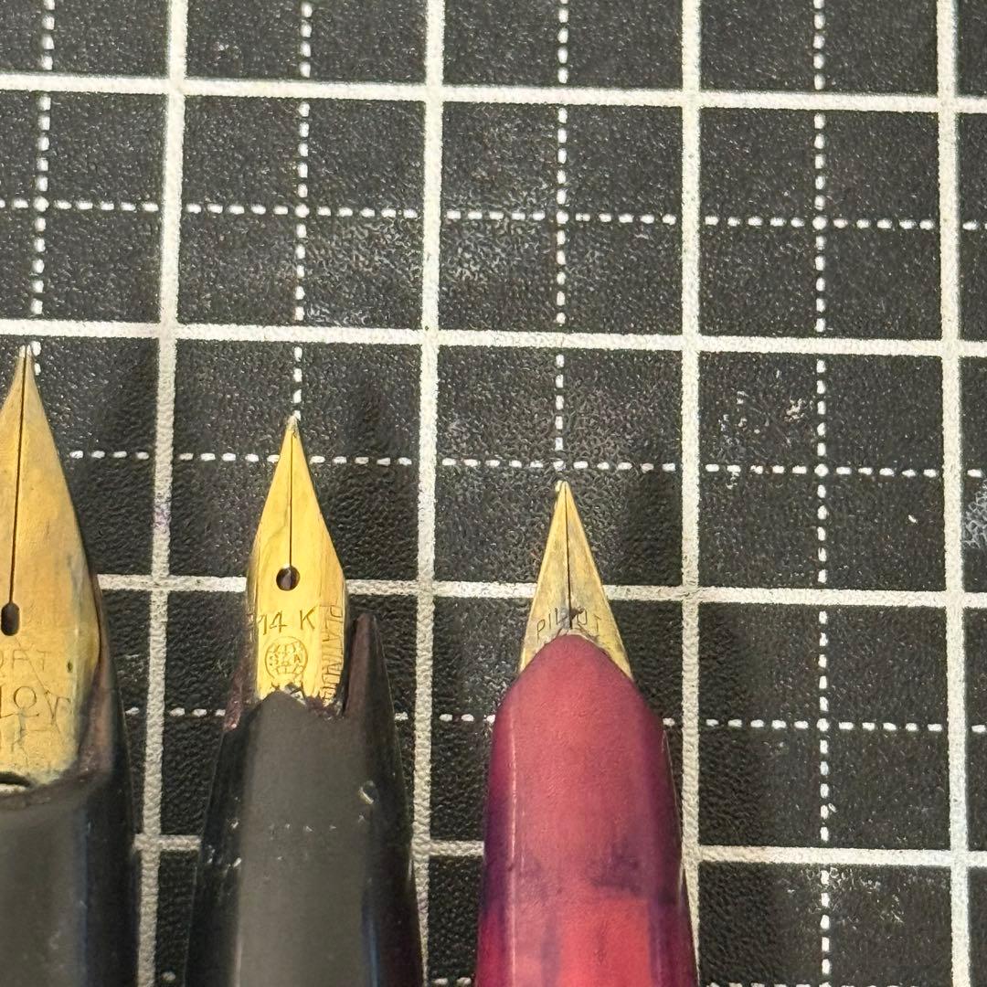 【ジャンク】 万年筆 14K 4本セット