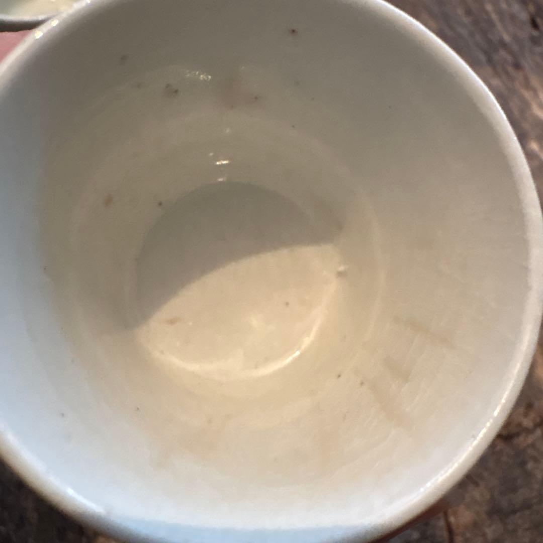 古伊万里　白磁　小猪口　10点　保存箱