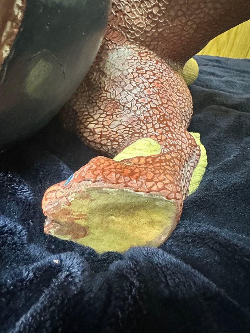 九谷焼 陶器 獅子 玉乗り シーサー 置物 縁起物 厄除け 高さ約56cm