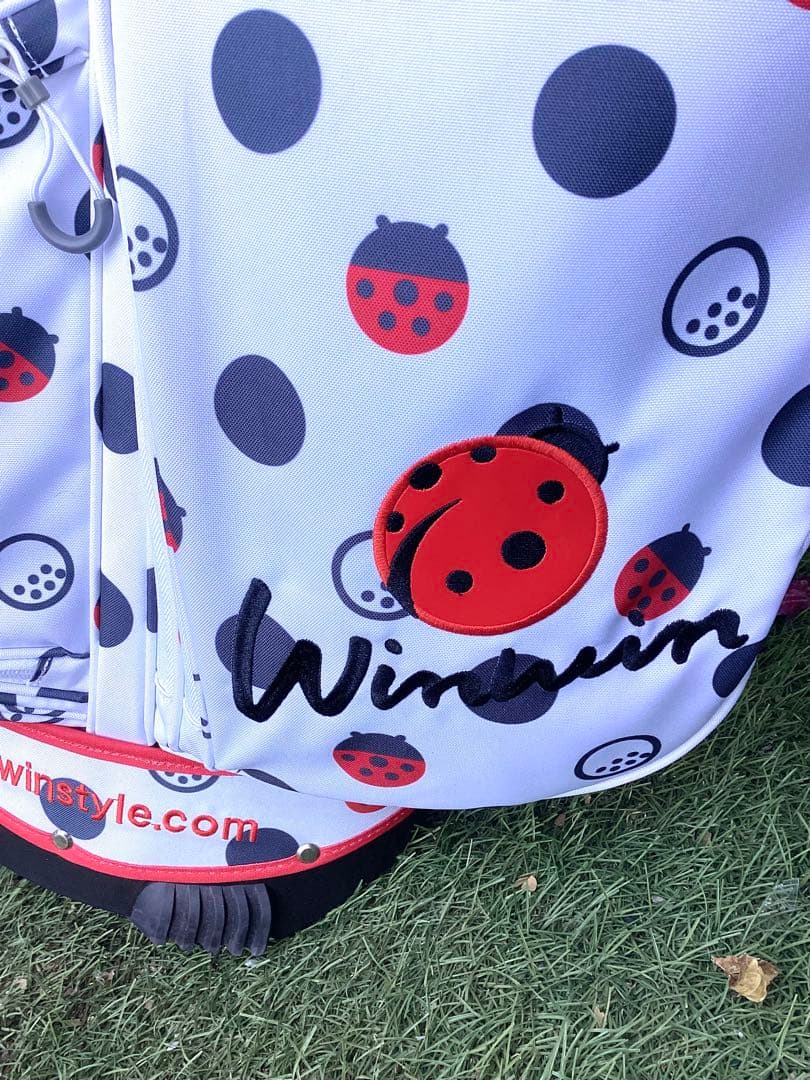 Winwin ウィンウィンスタイル水玉模様スタンドキャディバッグ
