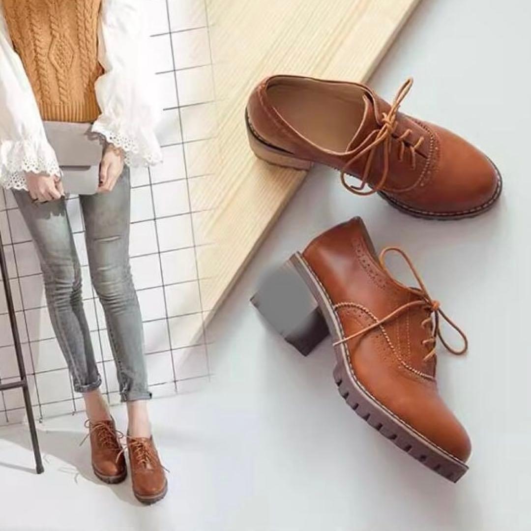 MM6 メゾンマルジェラ　クリアヒールローファー　レースアップシューズ