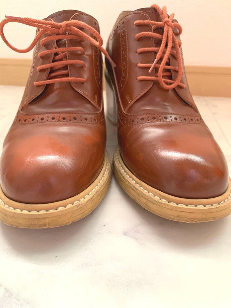 MM6 メゾンマルジェラ　クリアヒールローファー　レースアップシューズ