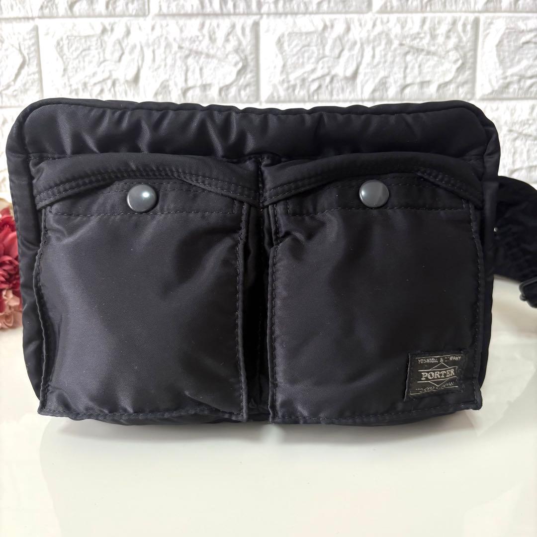 美品 PORTER タンカー ブラック 希少 Sサイズ ショルダーバッグ