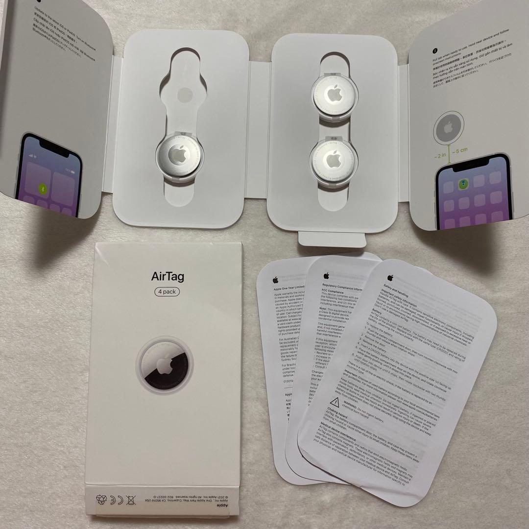 【新品・未使用品】Apple AirTag エアタグ 本体3個