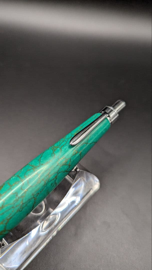 133ペン工房翌檜　ハイブリッドストーン　シャーペン　ボールペン　太軸