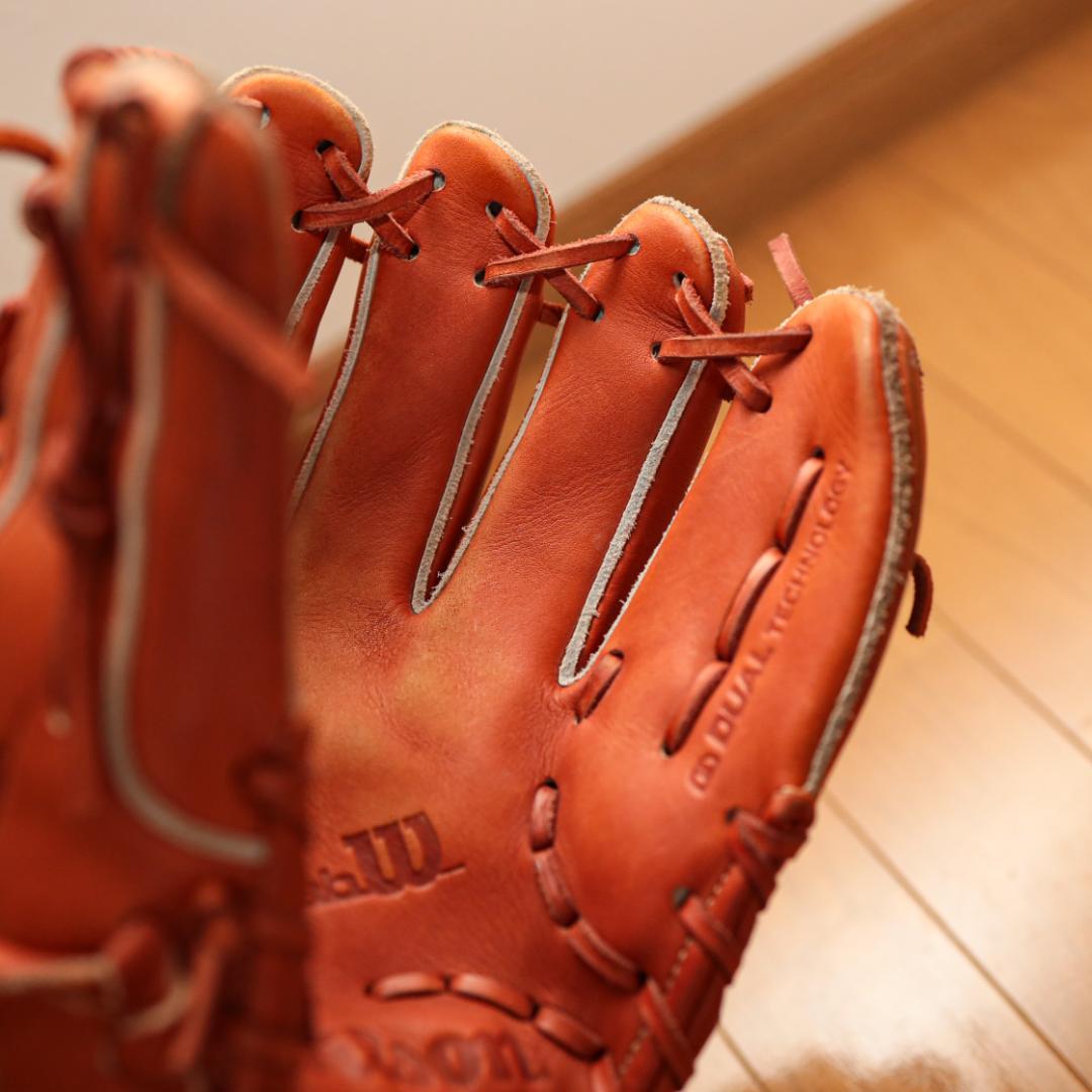 【美品 定価30000】Wilson 86型 Basic Lab 軟式グローブ