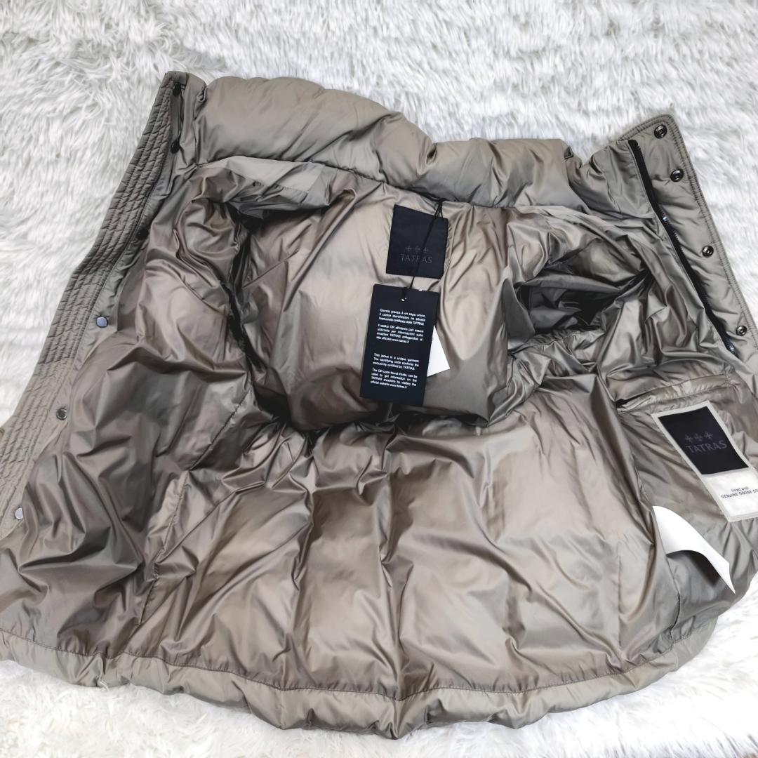 【新品未使用】TATRAS　タトラス　ボエシオ　ダウンジャケット　ベージュ　短丈