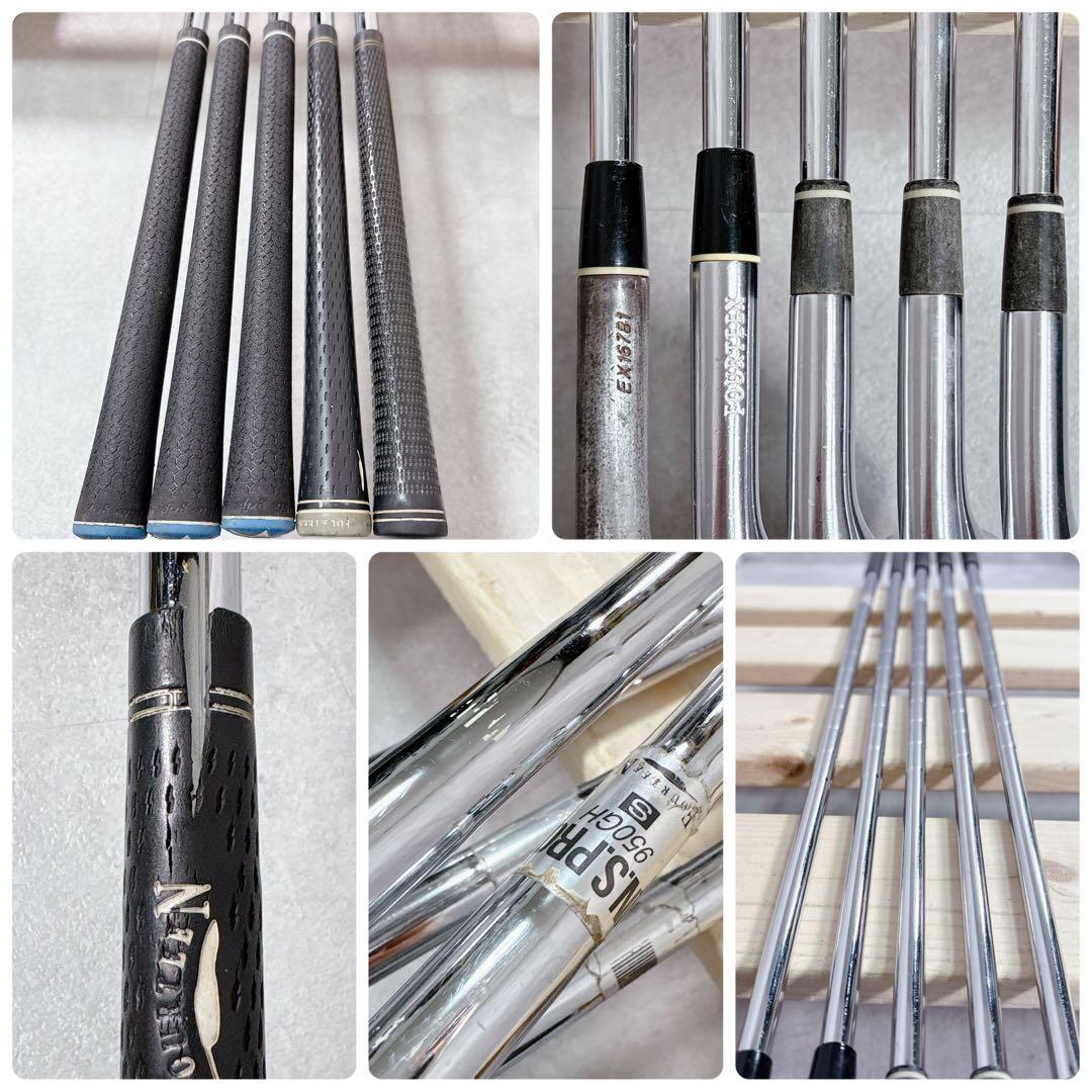 V813 FOURTEEN メンズ ゴルフ クラブ フルセット 11点 黒 男性