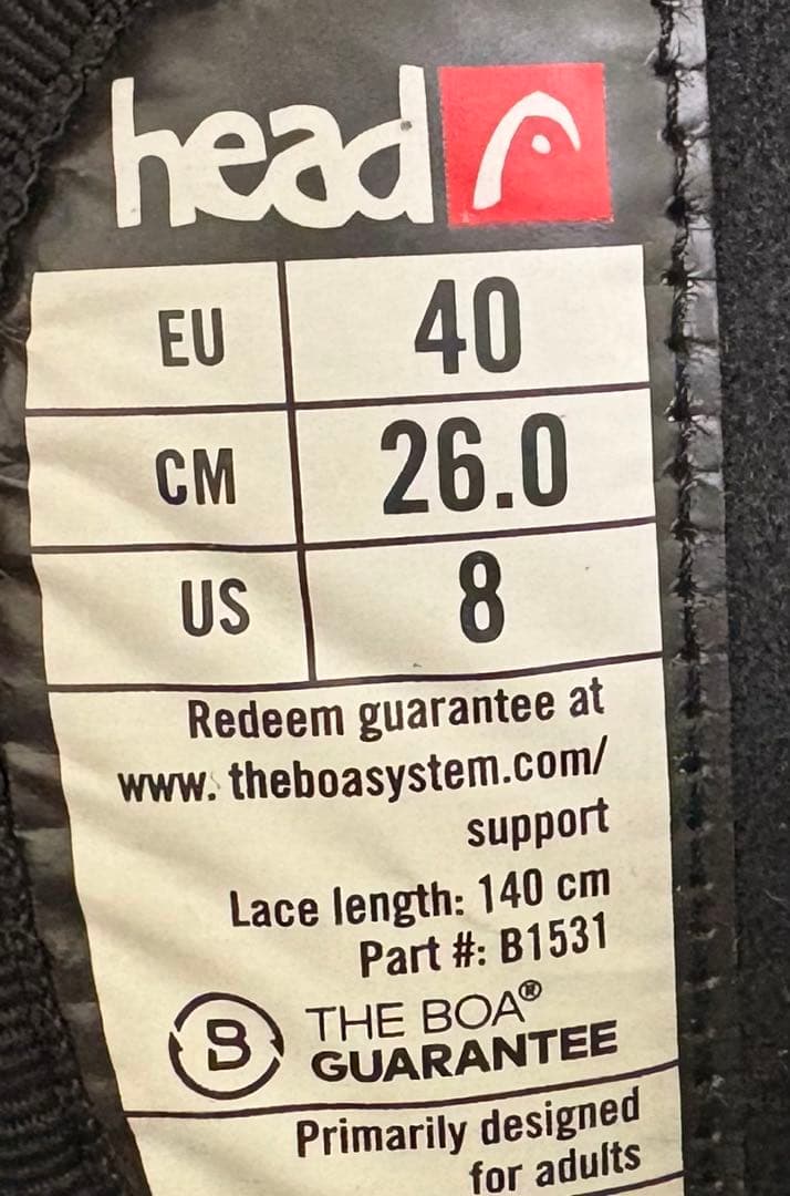 【美品✨】26cm head スノーボード　シューズ　ブーツ