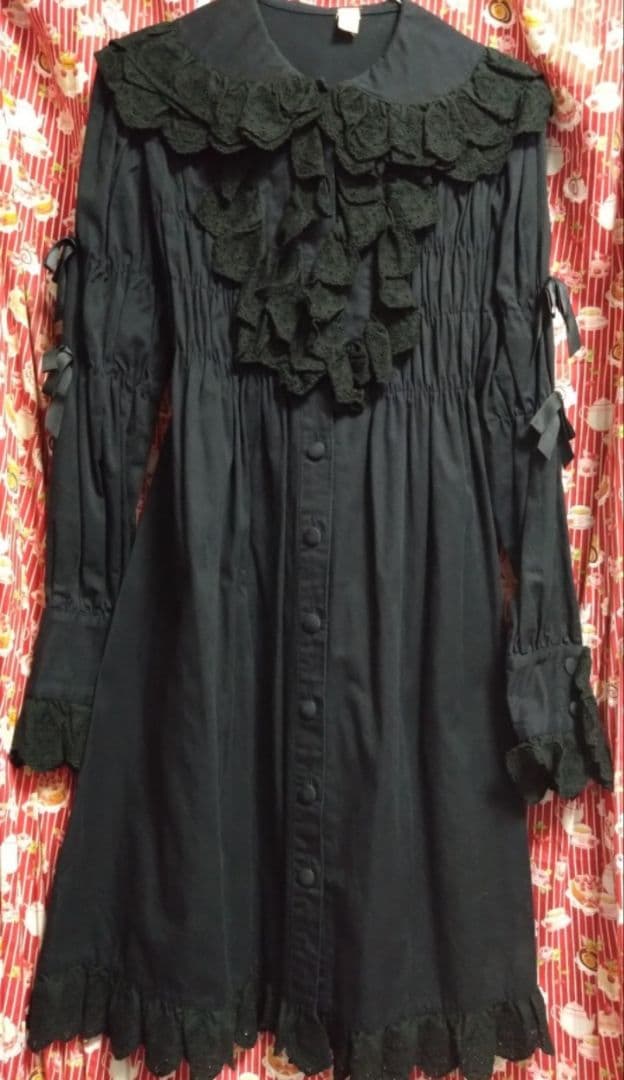 い*ご様 ワンピース・黒【説明文必読】morphose