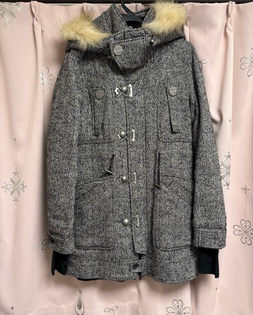 SLY N-3B ミリタリー モッズコート サイズ1 ツイード y2k