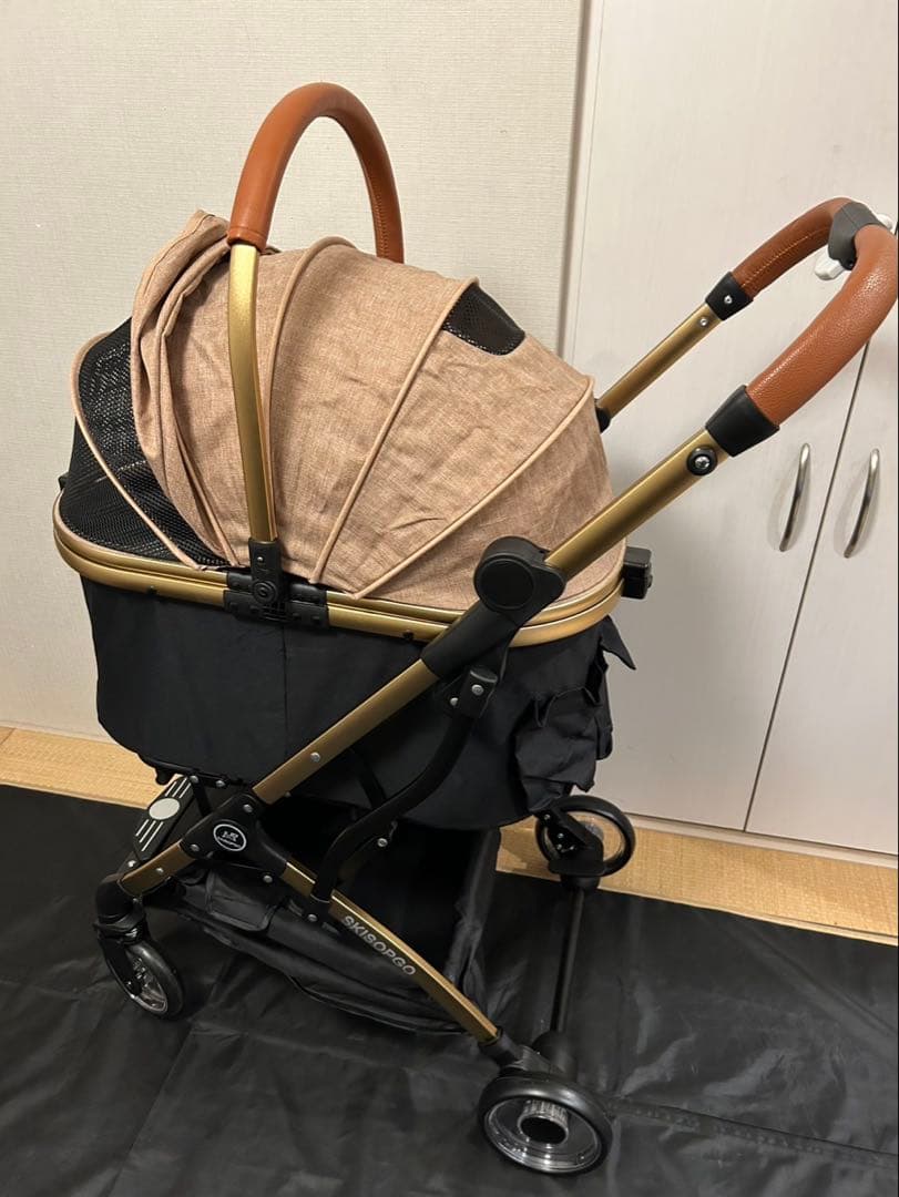 美品 ペットカート SKISOSPGO