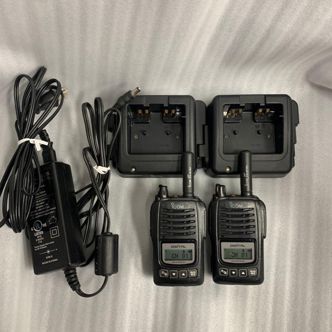 アイコム　デジタル簡易無線　5W IC-DU65C 2台セット 中古品