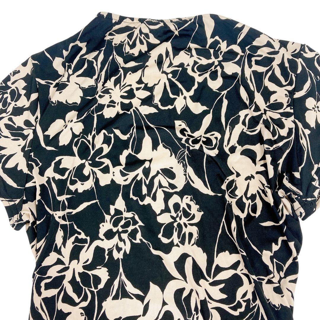 03T582☆ EGERIE 新品未使用 総柄 ストレッチ◎ ワンピース 春夏