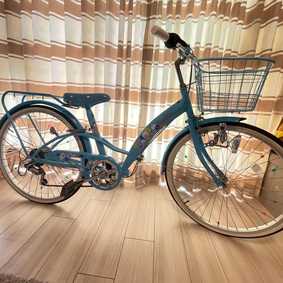 美品◎数回使用◎室内保管◎自転車◎24インチ◎ 定価22800円◎引取り可