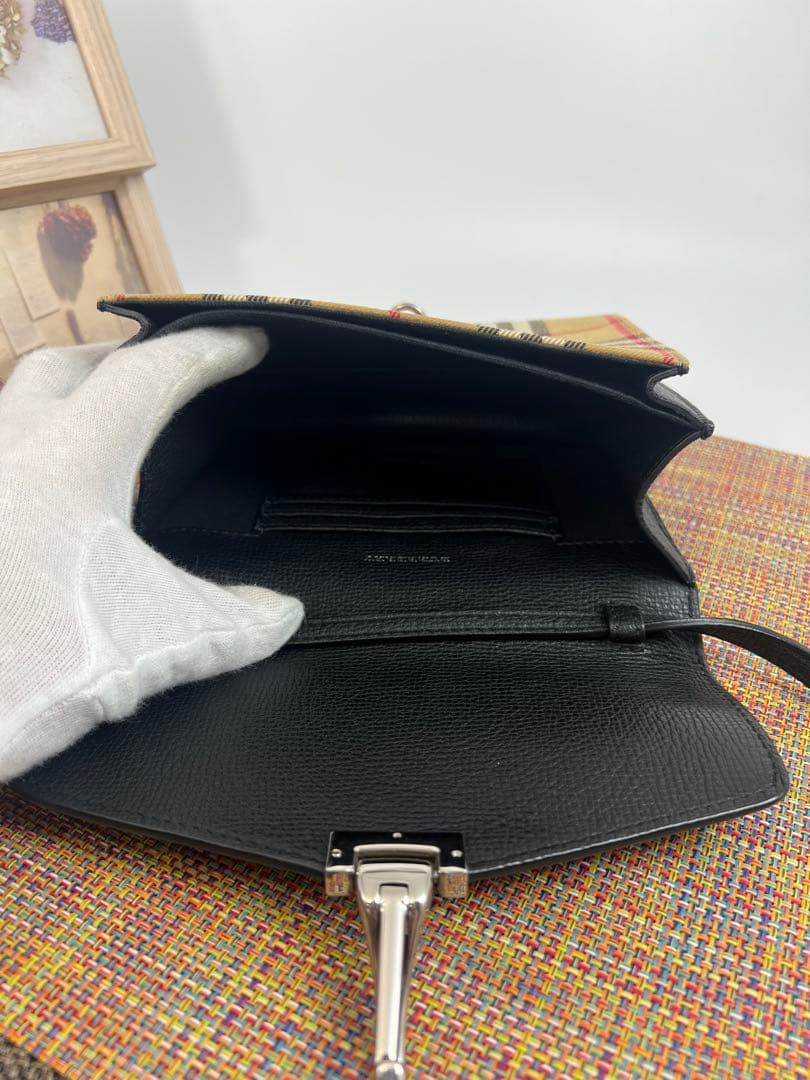 ✨美品✨ バーバリー マッケン　ヘイマーケットチェック ショルダーバッグ
