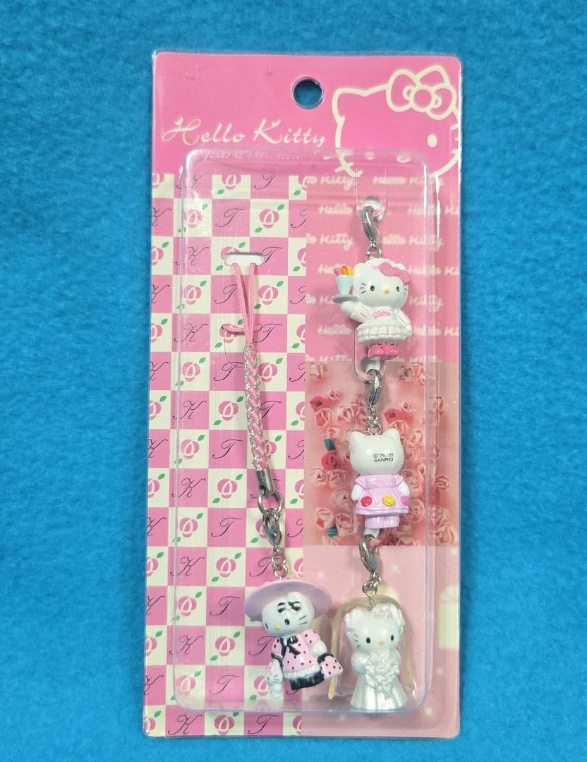 超激レア☆ハローキティ♡グッズコレクション（LP）☆根付4Pアソート☆2005