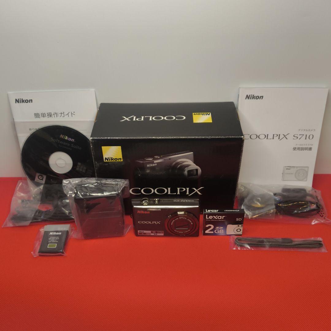 【美品•付属品完備】Nikon ニコン COOLPIX S710