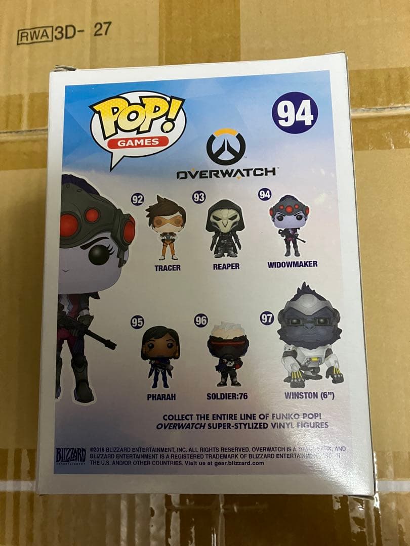 オーバーウォッチ フィギュア funko pop ウィドウメイカー フィギュア