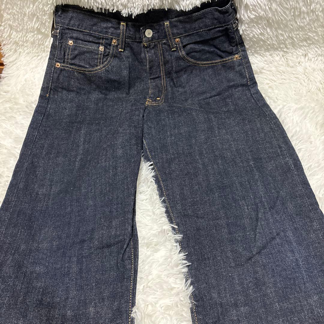 美品　Levis 502 XX W32 赤耳 BIG-E 復刻　セルビッチ　濃紺