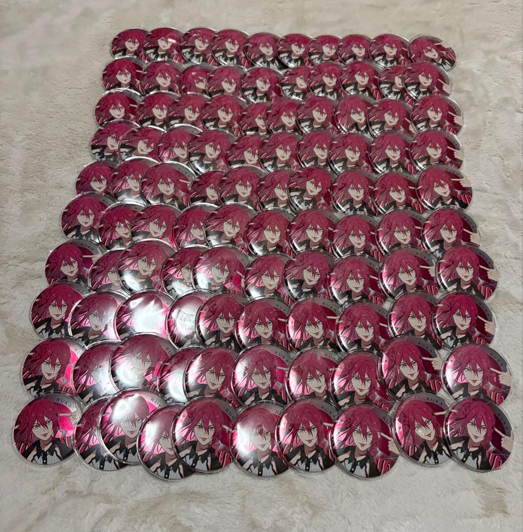 VAZZROCK 名積ルカ　缶バッジ　同柄100個セット