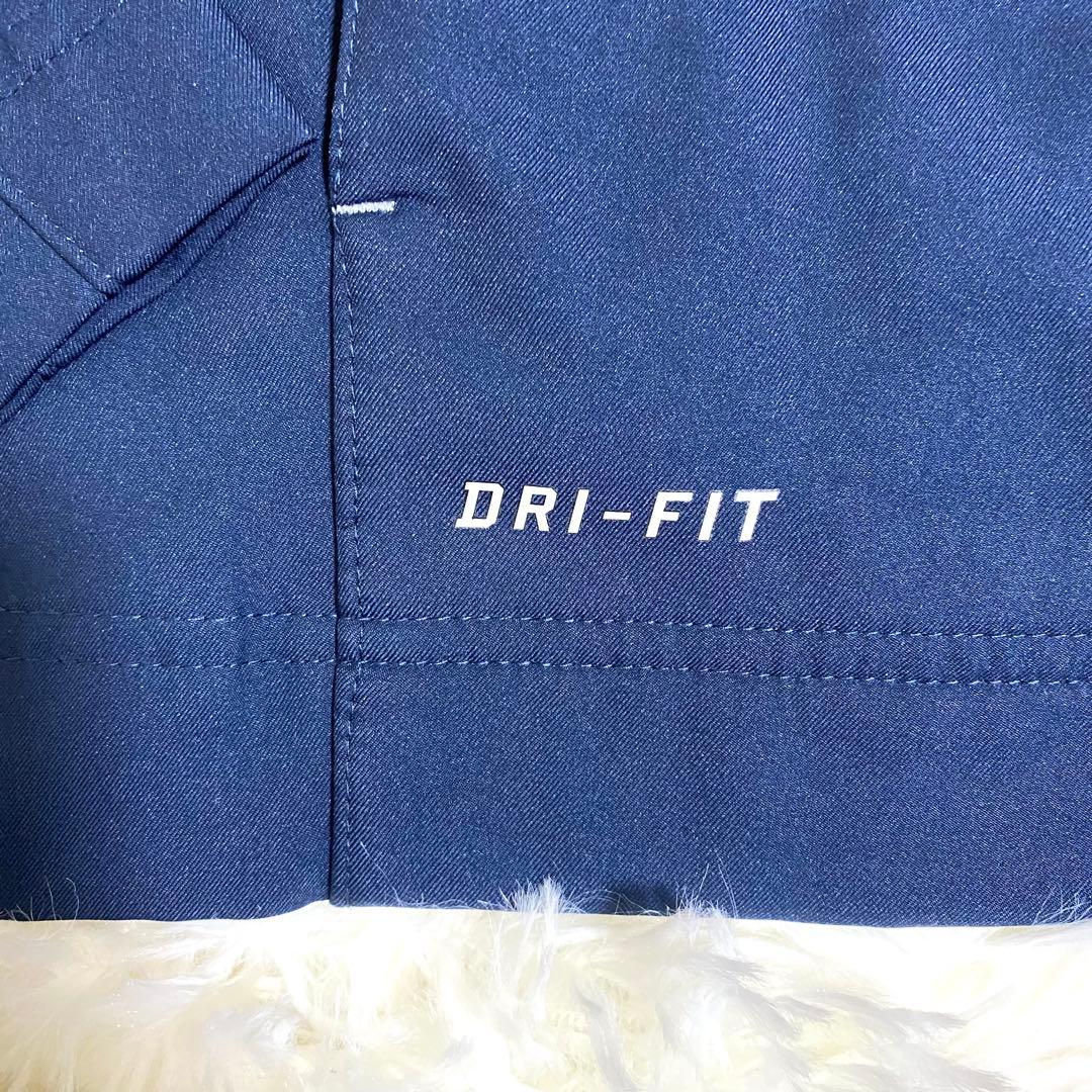 ナイキ　トレーニングウェア　セットアップ　上下　刺繍ロゴ　ランニング　紺色　S