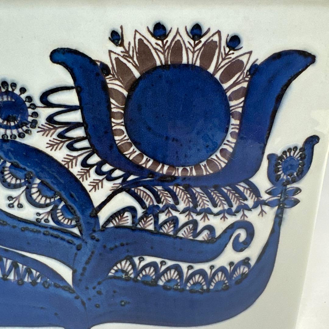 ロイヤルコペンハーゲン ・テネラ・スクエア型 フラワーベース 花瓶 北欧