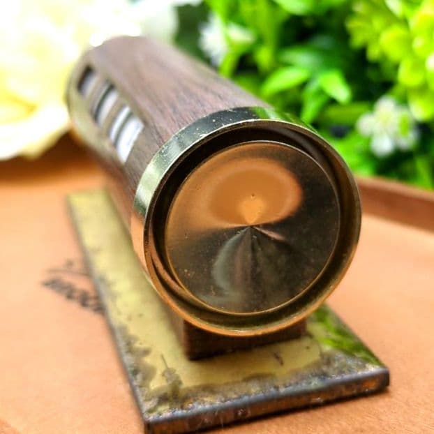 回転式 パークシャーマン デスクカレンダー 木目調 ヴィンテージ レトロ