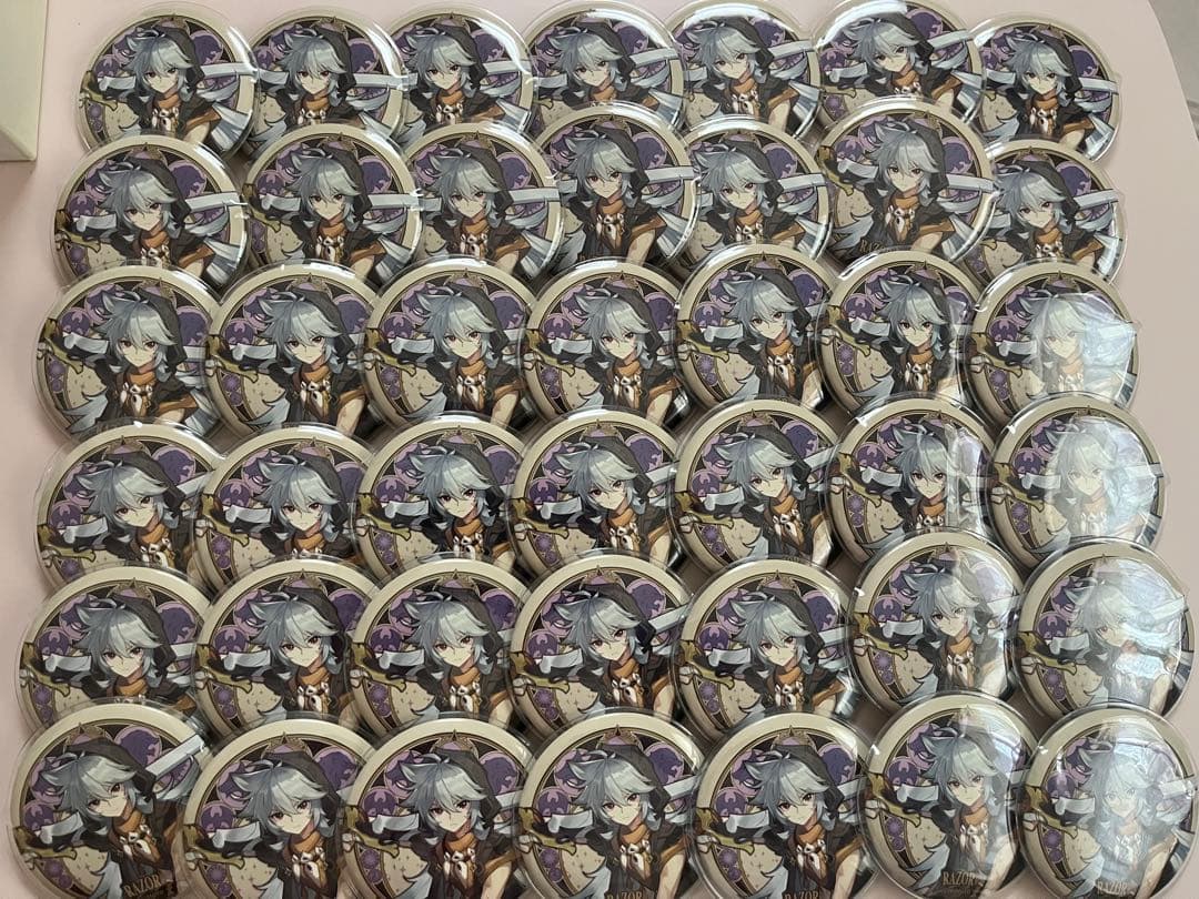 原神 レザー 缶バッジ まとめ売り