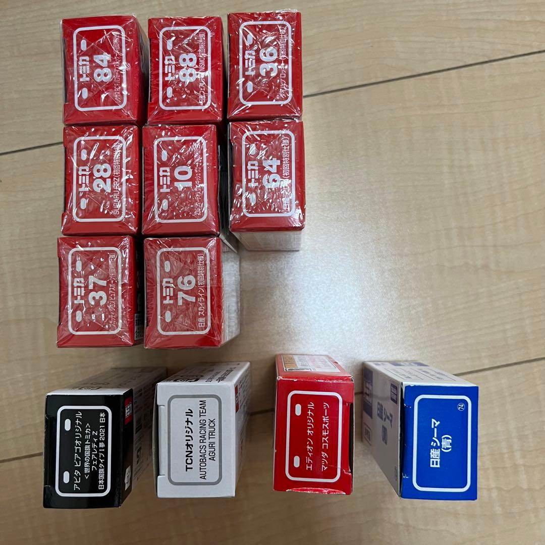 トミカ　12台セット　初回限定　店舗限定　未使用　アピタ　エディオン　TCN