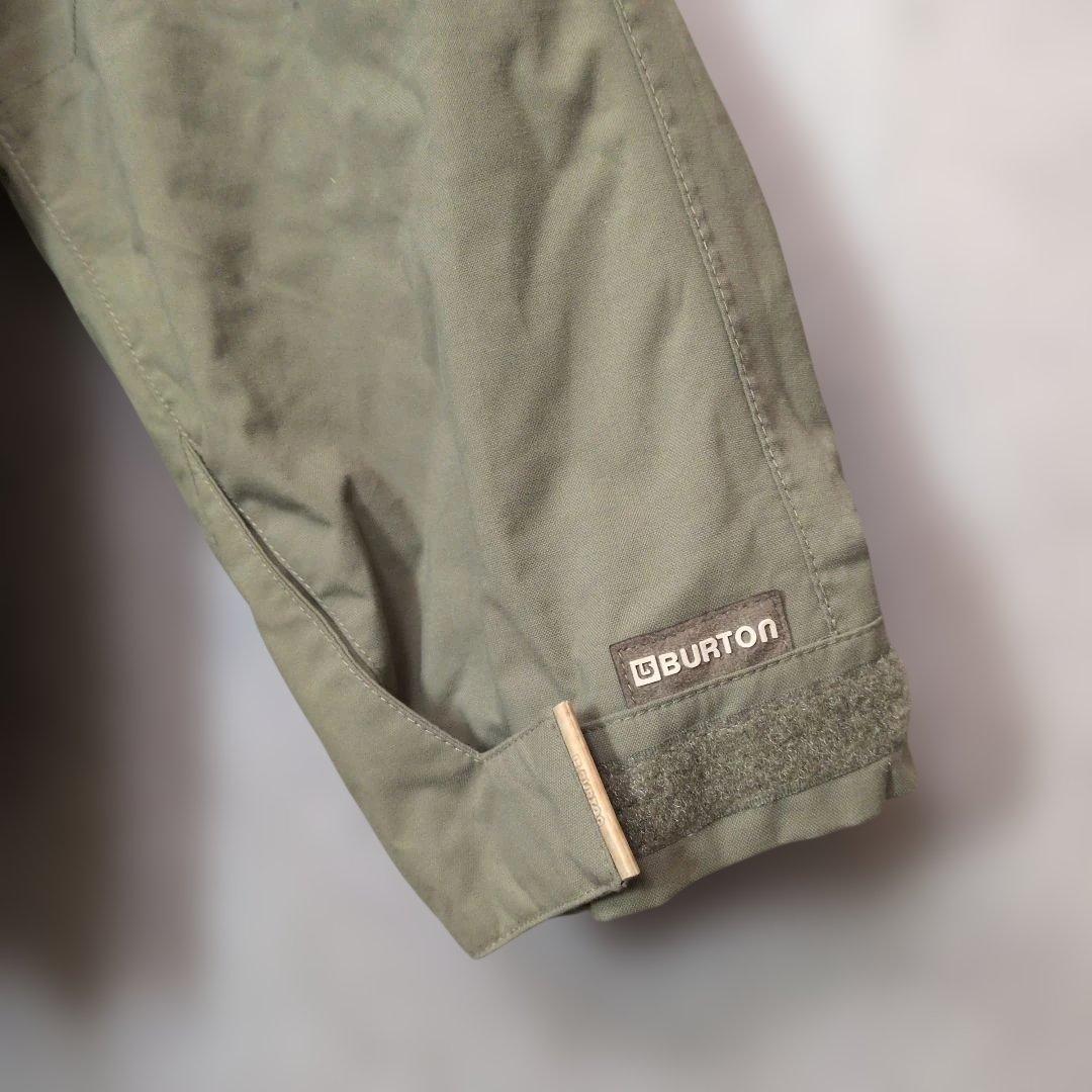 美品 BURTON バートン スノーボードジャケット L カーキ 2トーン