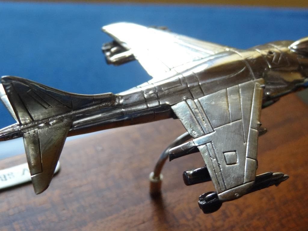 イタリア製 メデゥーサ社 925シルバー製 AV-8B ハリアーⅡ攻撃機