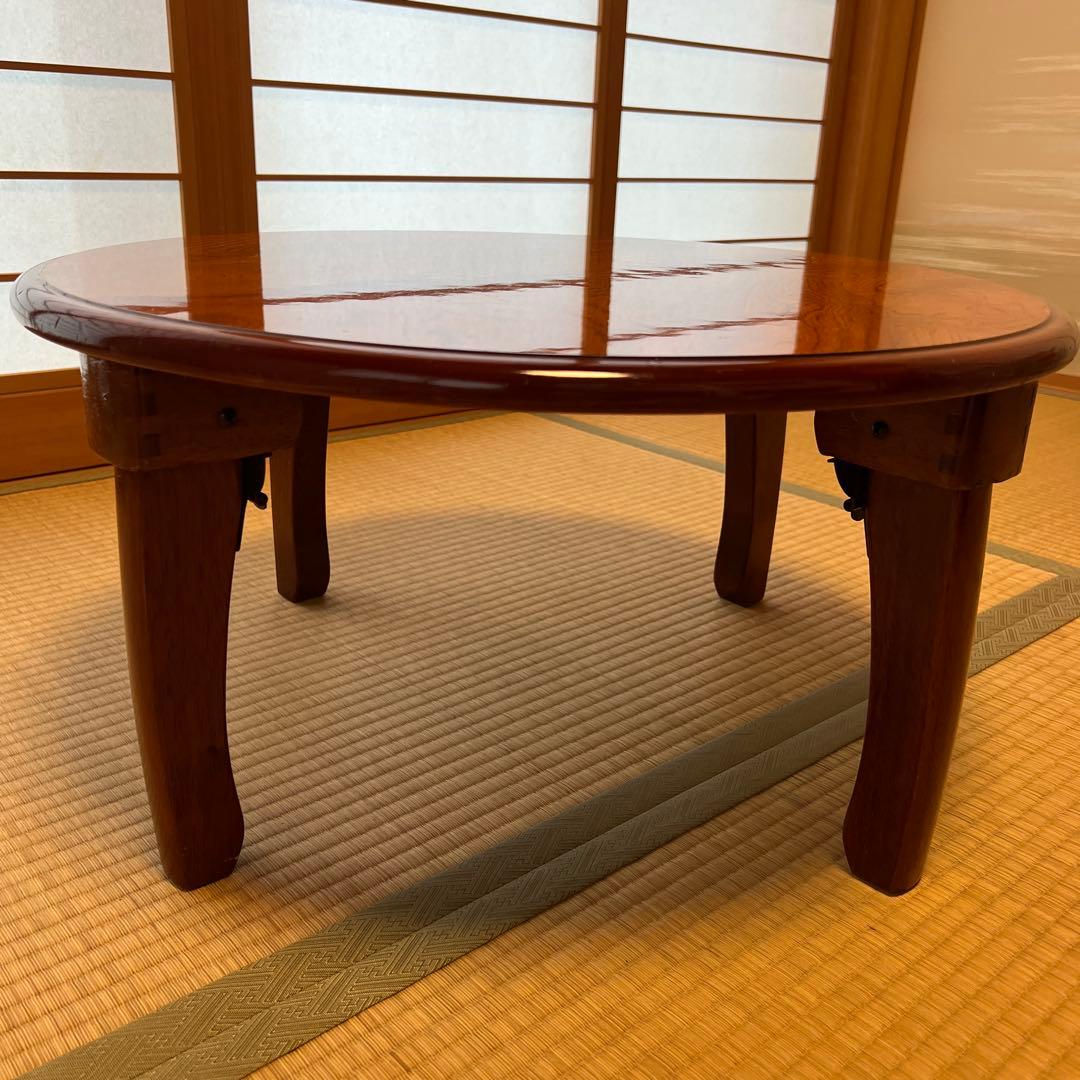 ちゃぶ台　折り畳み座卓　昭和レトロ