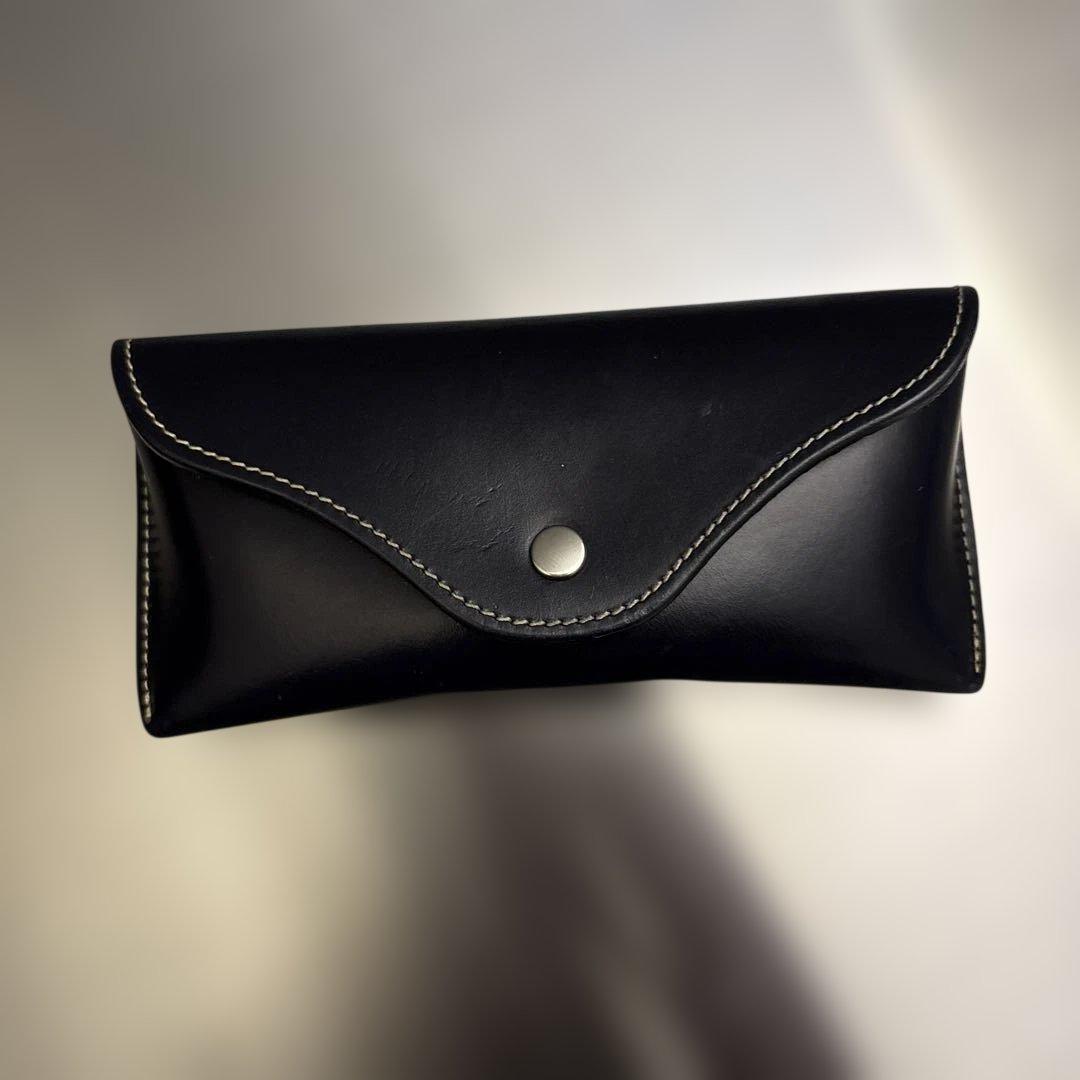 WhitehouseCox ホワイトハウスコックス メガネケース ネイビー