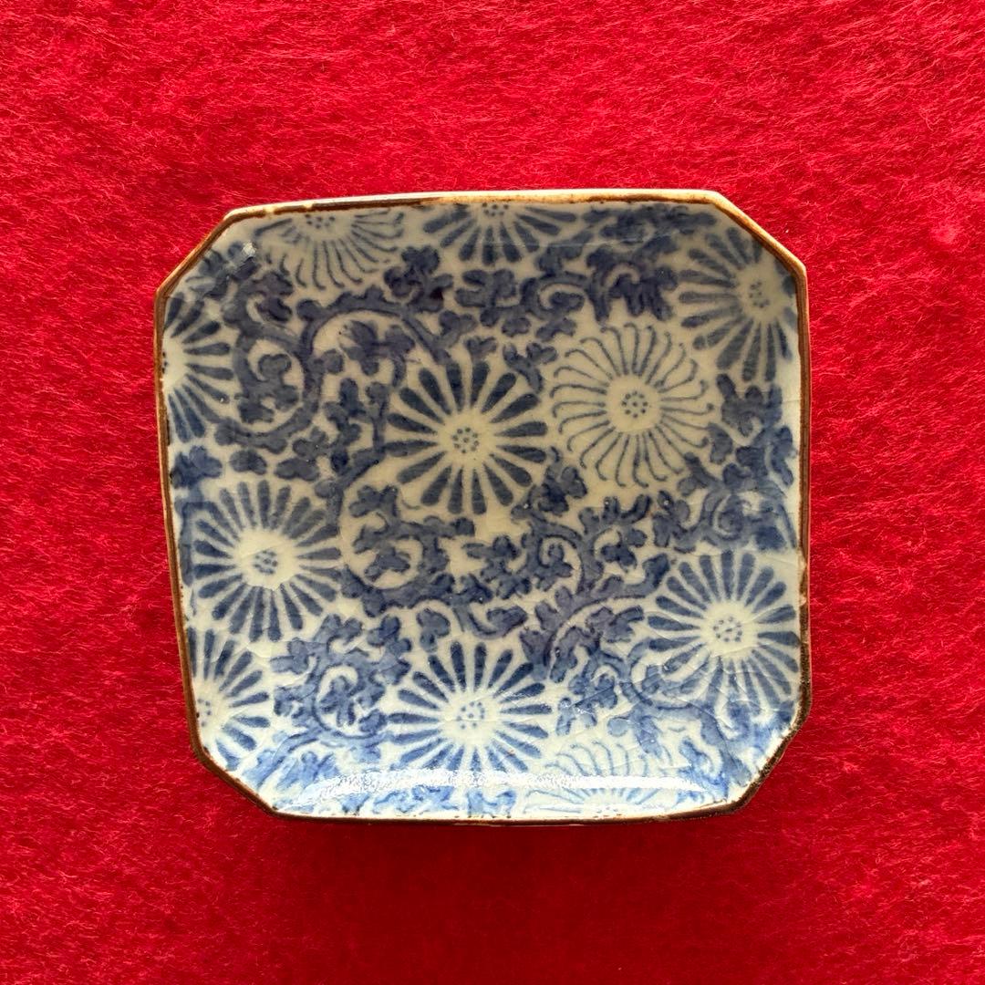 古伊万里　型摺　豆皿　小皿　江戸時代　②