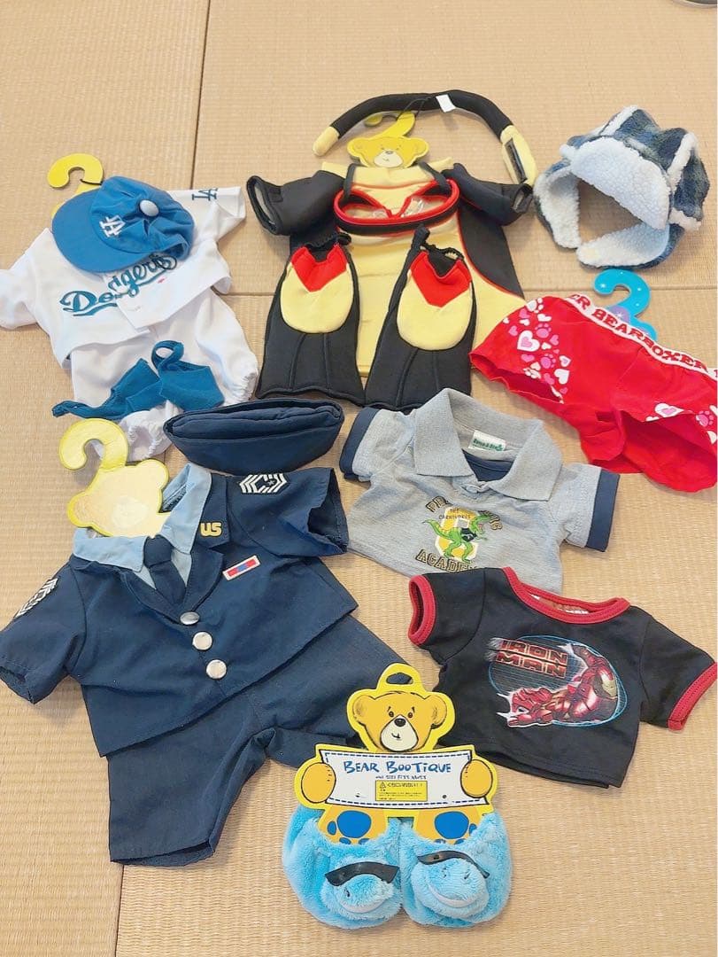 ビルドベア:コスチューム:服:ダッフィー :セット:大谷:ぬいぐるみ
