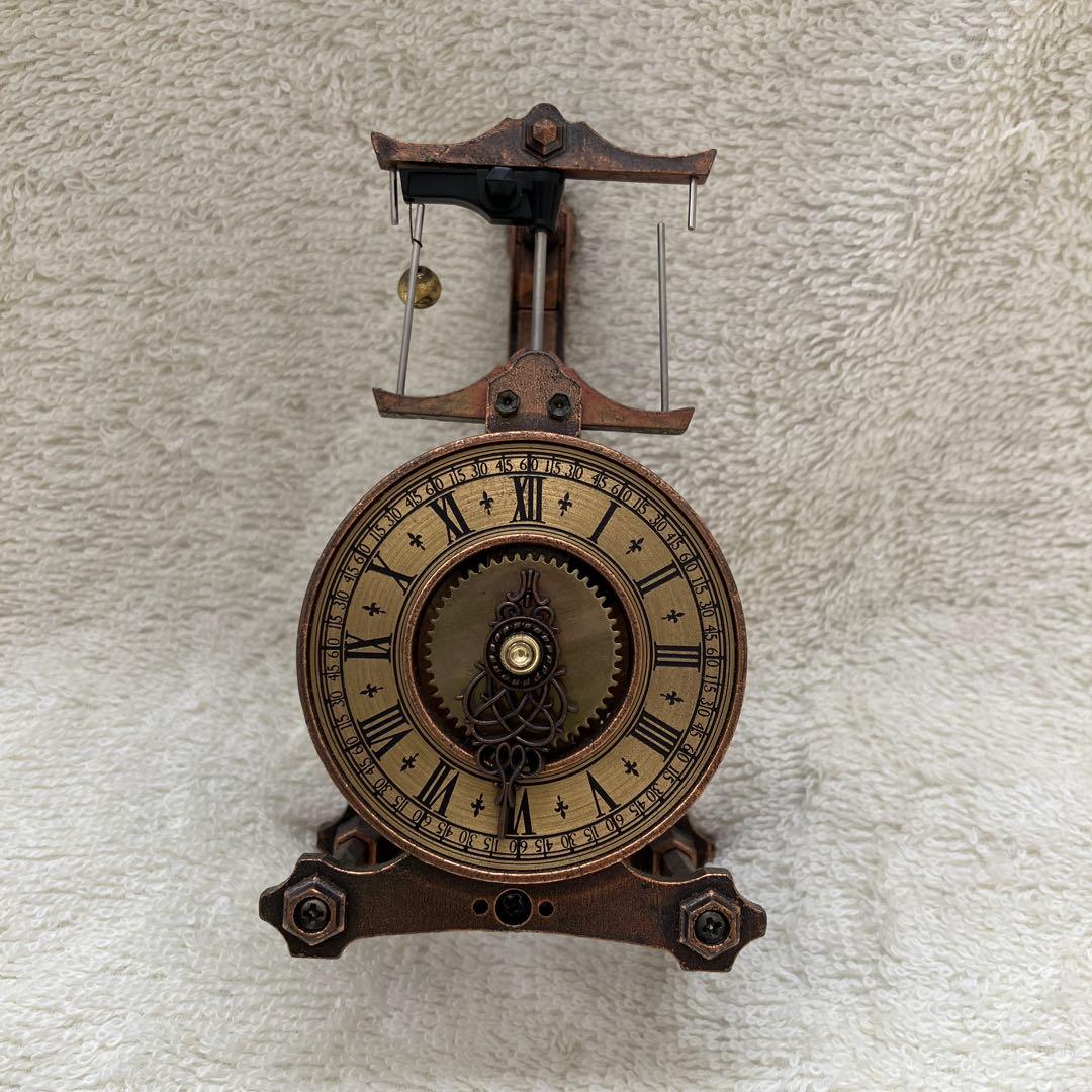 COMOREBITO　値下げ！　アンティーク型時計風置物　からくり時計