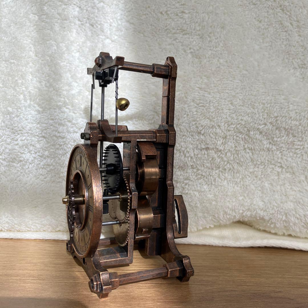 COMOREBITO　値下げ！　アンティーク型時計風置物　からくり時計