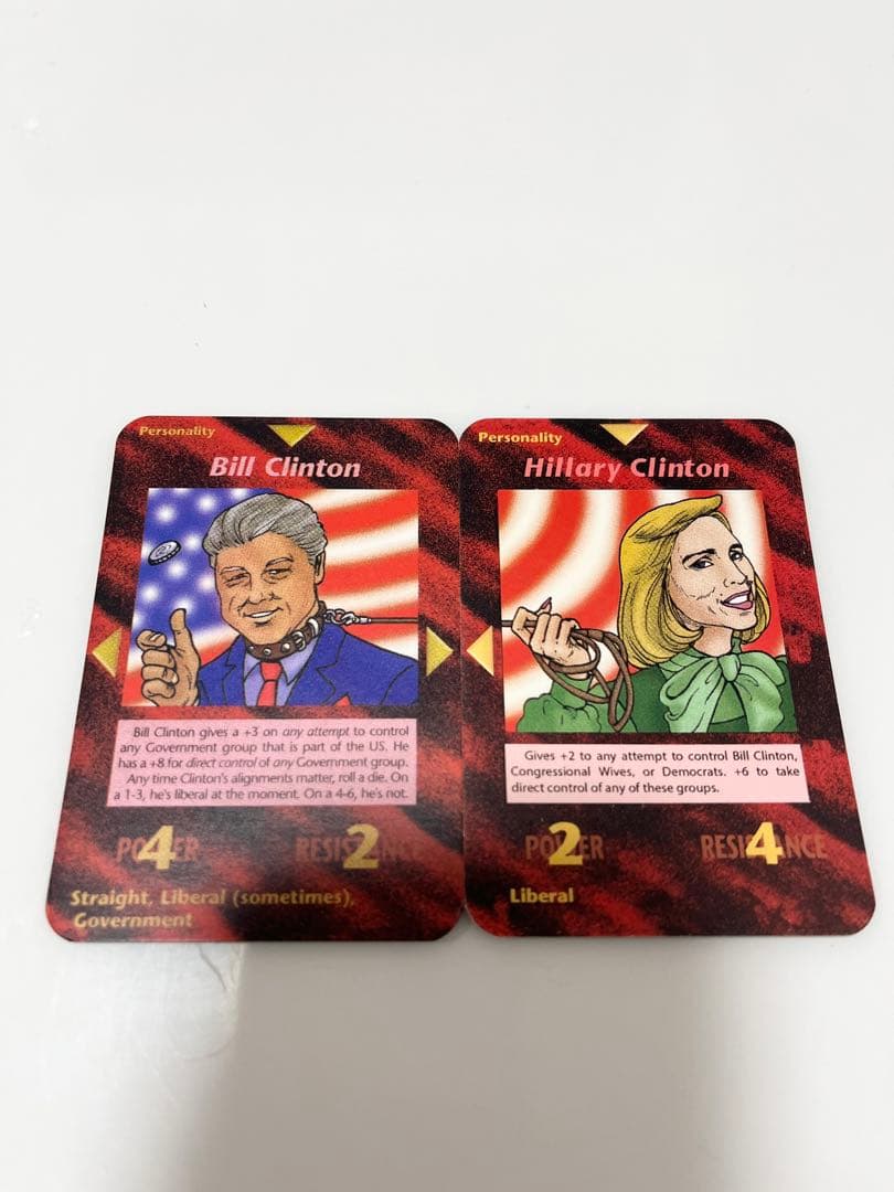 イルミナティカードBillClinton、HillaryClintonフリーメイ