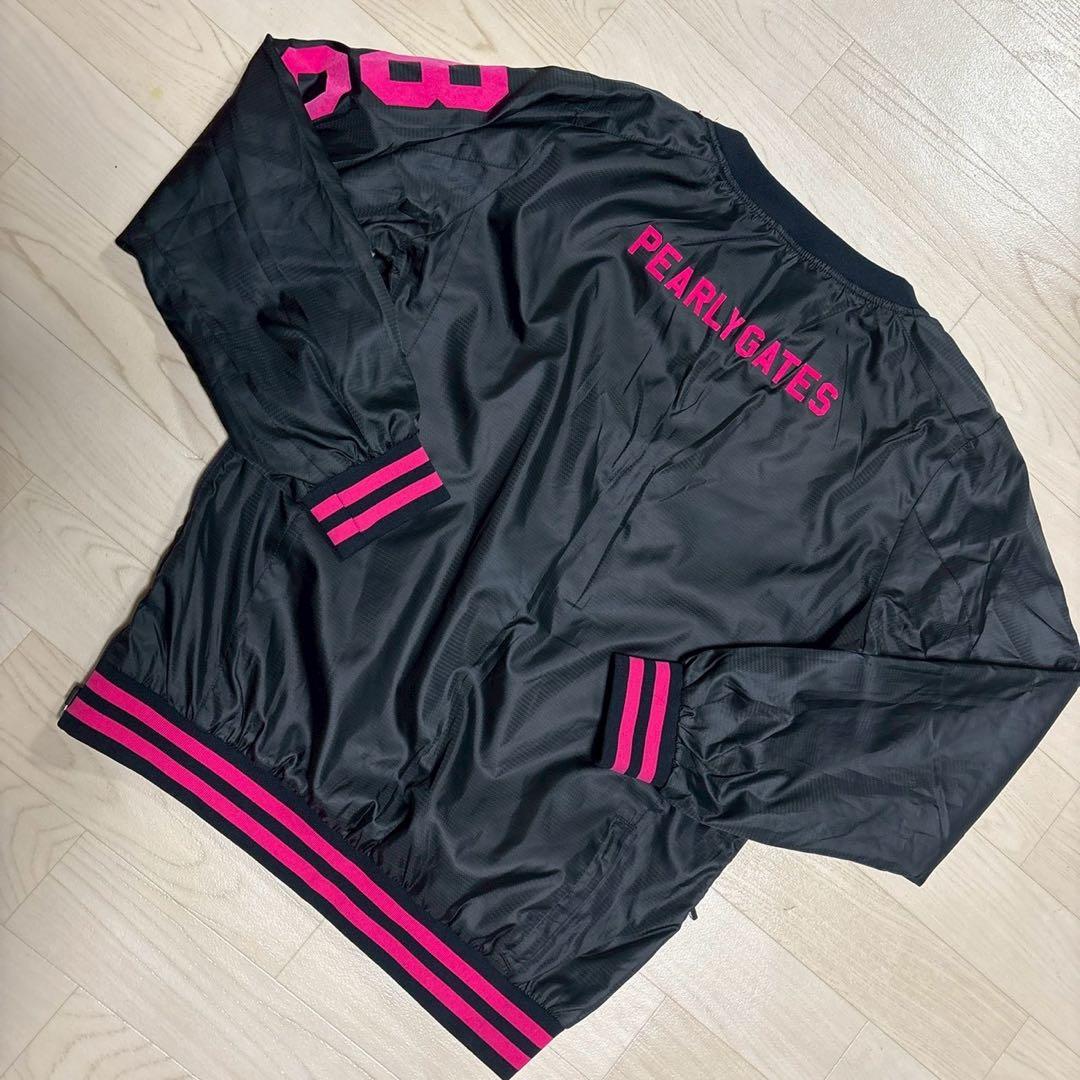 パーリーゲイツ　ツインスニード 　2枚セット モックネック　黒　ネイビーピンク