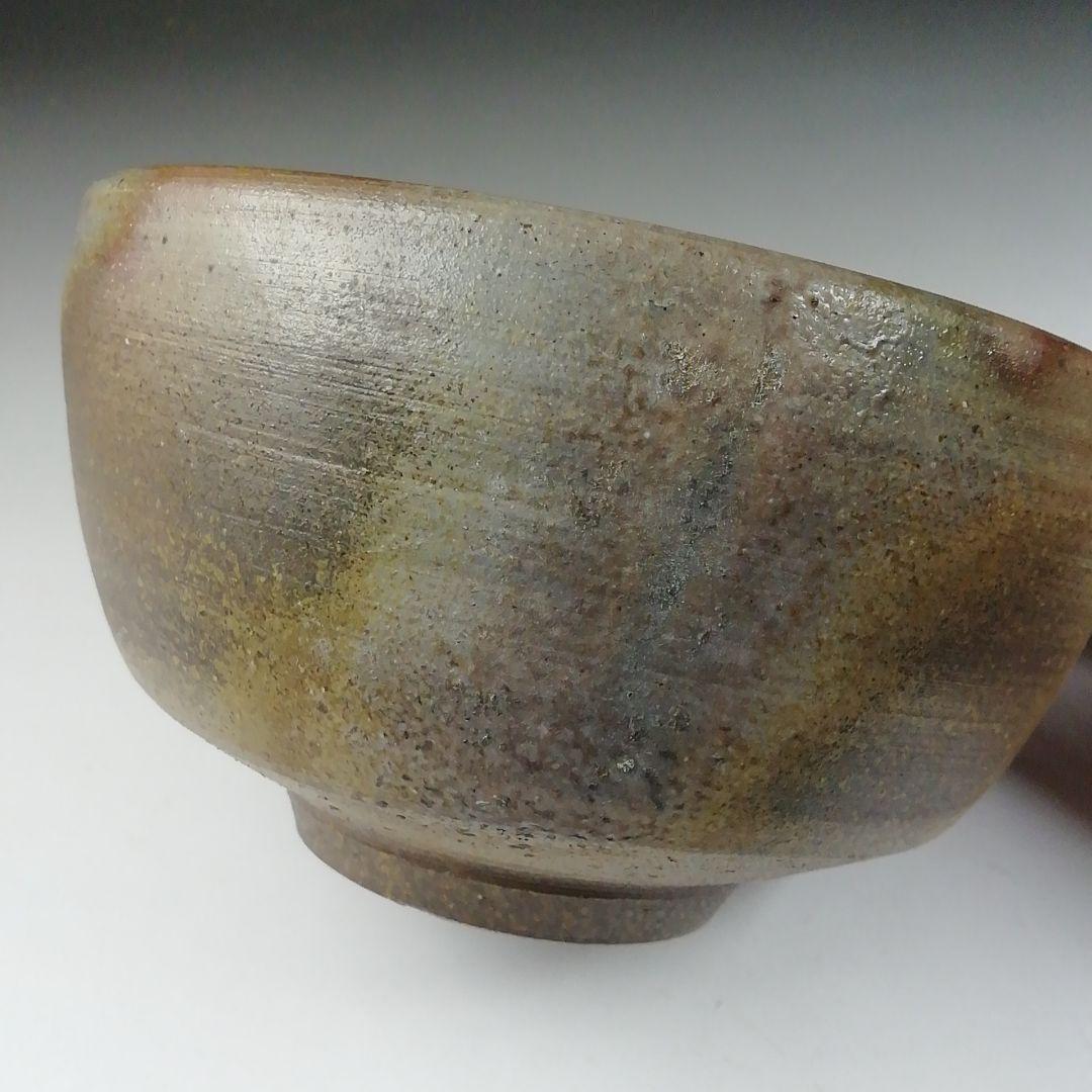 Ｔ６６０　茶碗　『備前焼』『泰山窯 造』　共箱　抹茶碗　茶道具