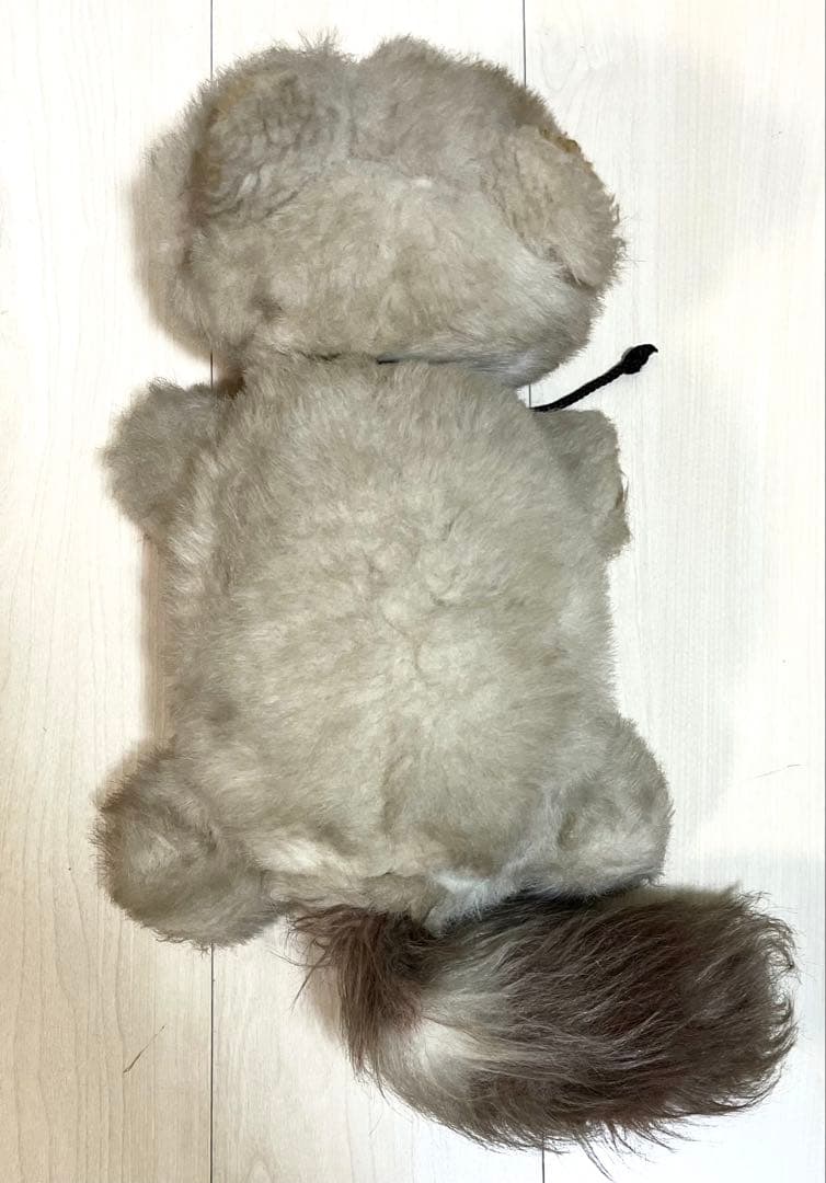 昭和レトロ☆アライグマ べべちゃん 洗えるぬいぐるみ ファースト社