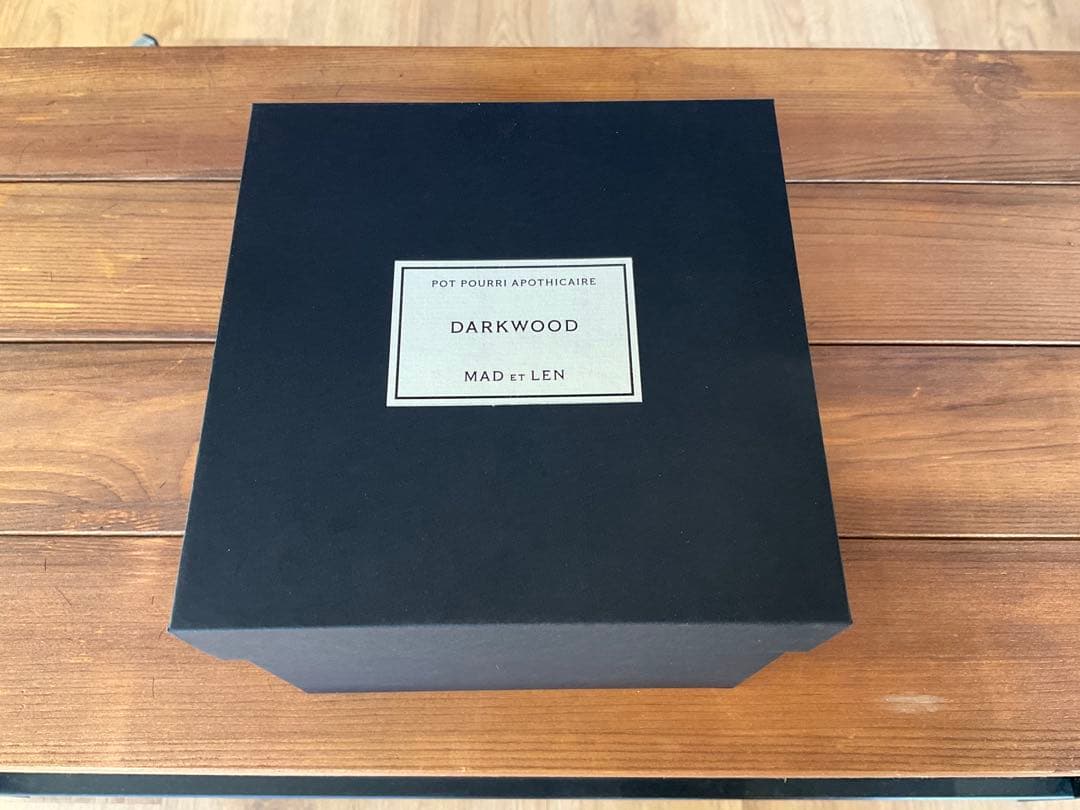 【新品未使用】MAD et LEN マドエレン　アンバー スモール　ダークウッド