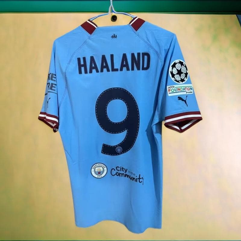 22-23 マンチェスター・シティ HAALAND ハーランド 9 半袖 シャツ
