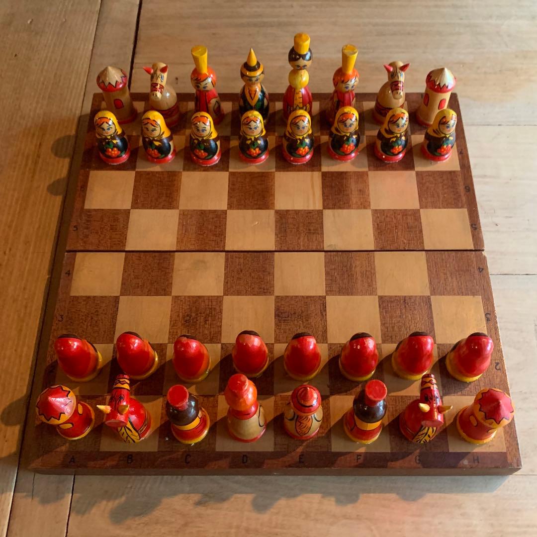 旧ソビエト製マトリョシカチェスセット