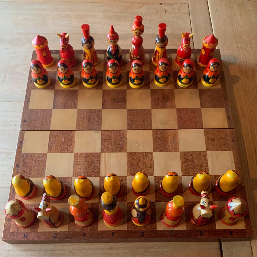 旧ソビエト製マトリョシカチェスセット