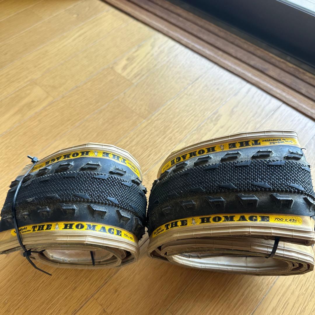 シムワークス　THE HOMAGE 700 x 43 タイヤ 2本セット