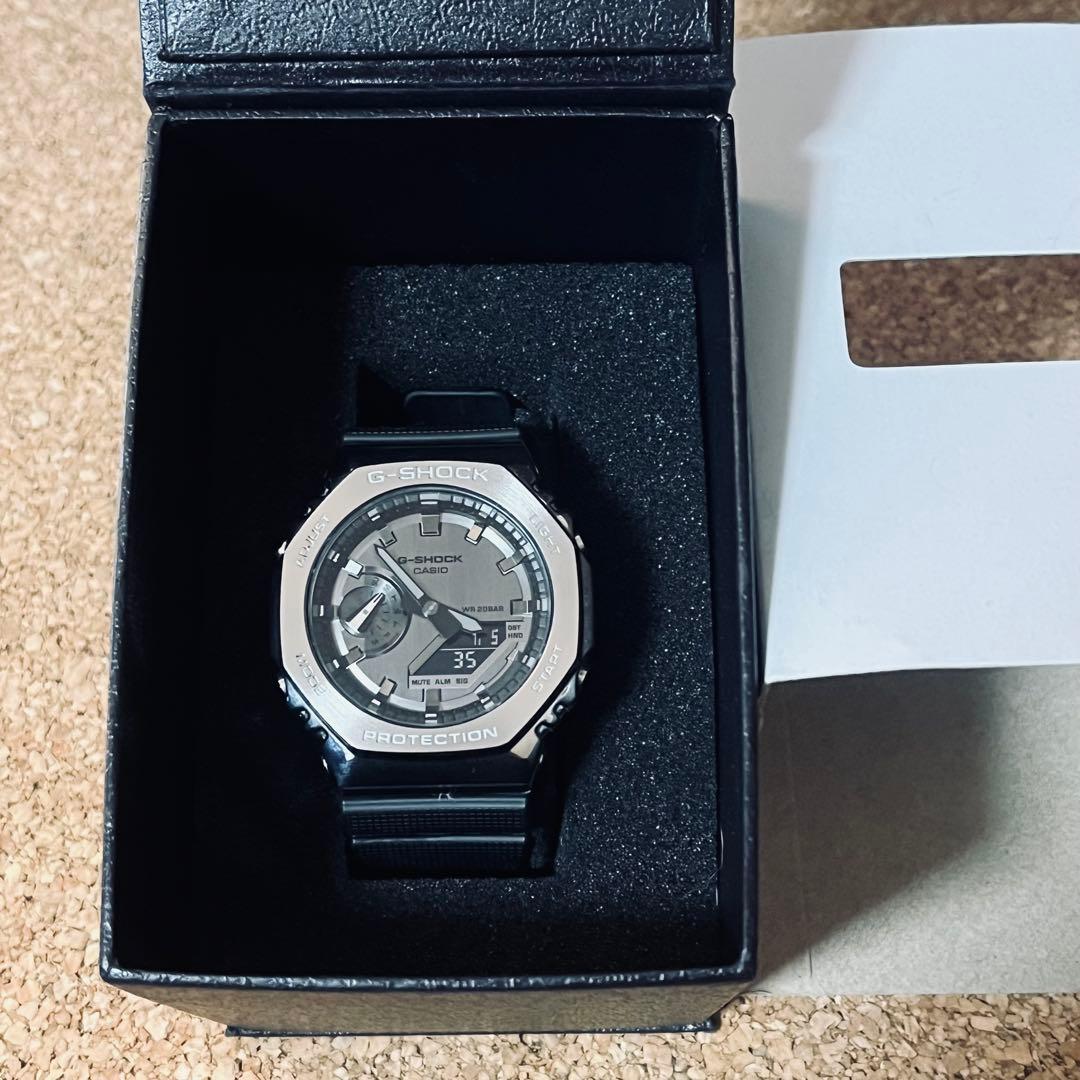 美品】カシオGーSHOCK/GMー2100 ー1AJFメタルカバード国内正規品