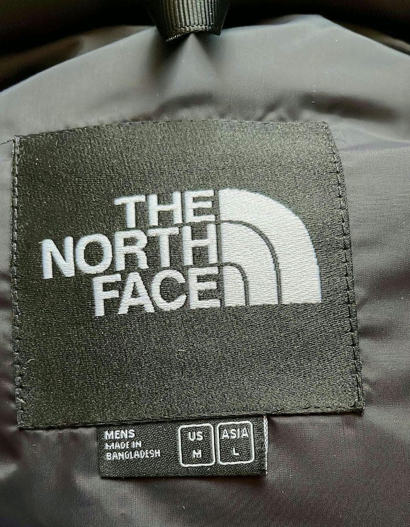 【美品L】ザノースフェイス ヌプシ 700FILL ブラック ダウンジャケット