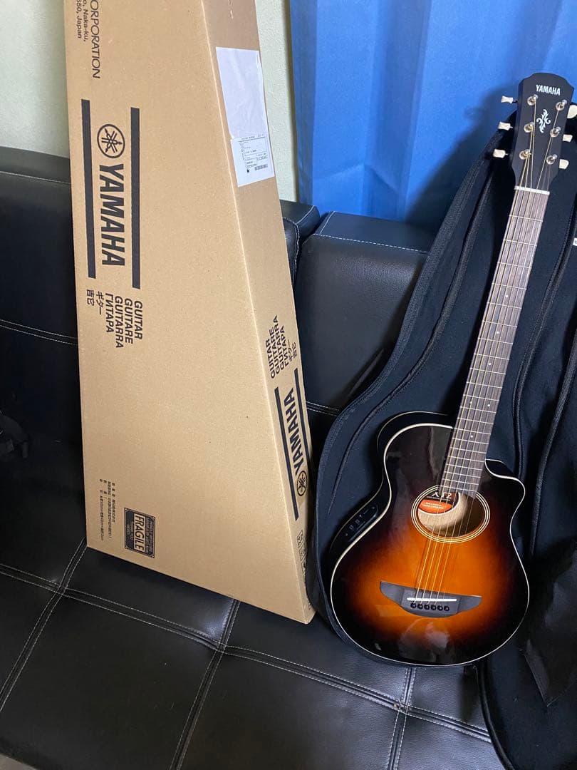 Yahama ギターエレアコギターハヤマケース付き箱もミニ,せっとで物がすいてる